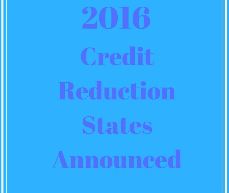 2016 FUTA Credit Reduction Rates