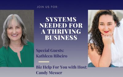 Systems Needed For A Thriving Business with Kathleen Ribeiro