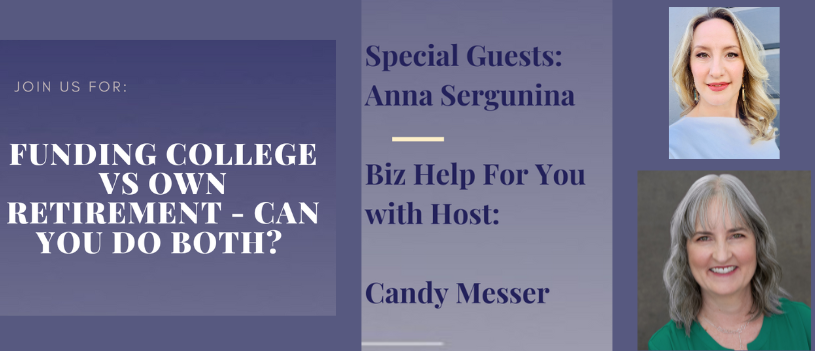Funding College vs Own Retirement – Can You Do Both? with Anna Sergunina