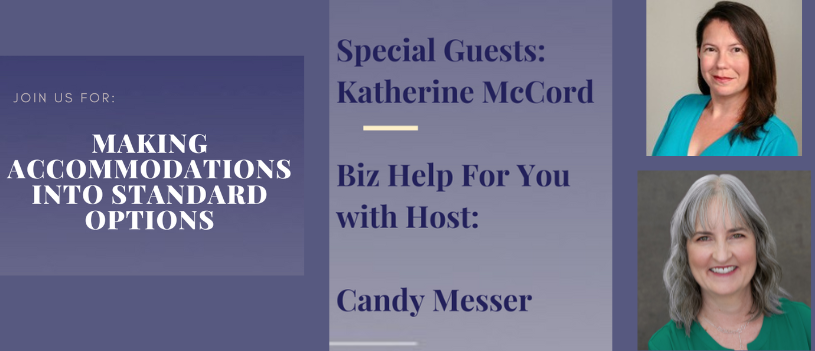 Making Accommodations into Standard Options with Katherine McCord