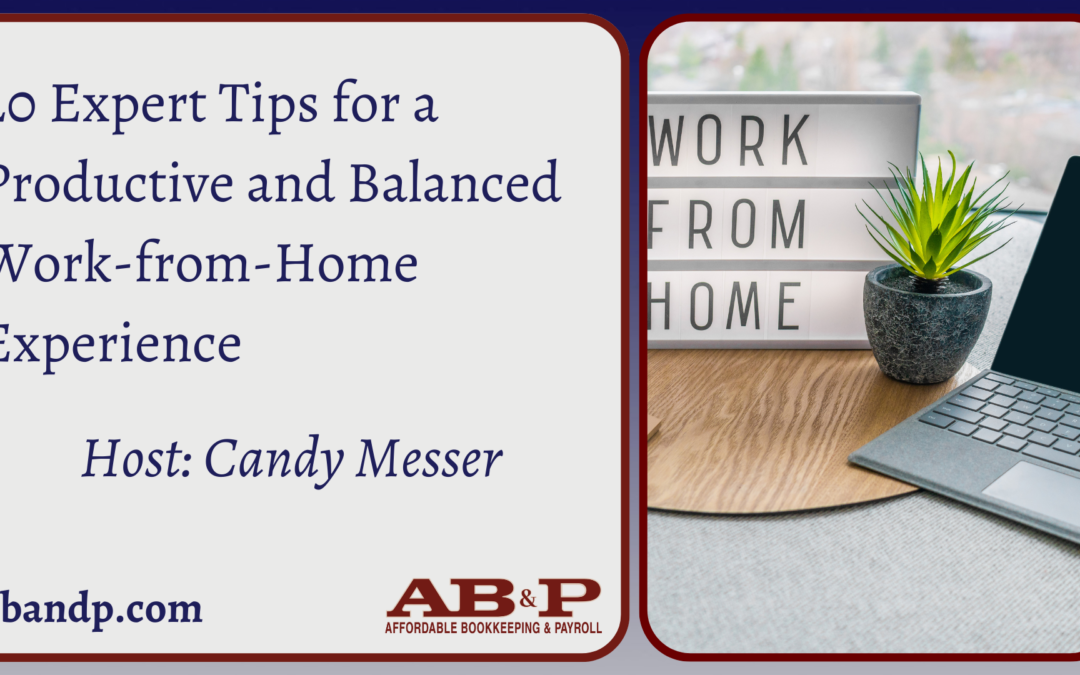 20 Expert Tips for a Productive and Balanced Work-from-Home Experience