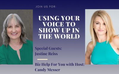 Using Your Voice to Show Up in the World with Justine Reiss