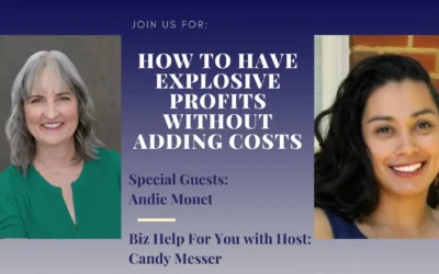 How to Have Explosive Profits Without Adding Costs with Andie Monet