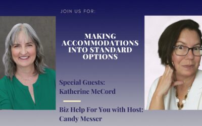 Making Accommodations into Standard Options with Katherine McCord