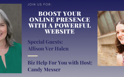 Boost Your Online Presence with a Powerful Website with Allison Ver Halen