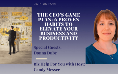 The CEO’s Game Plan: 6 Proven Habits to Elevate Your Business and Productivity with Donna Dube