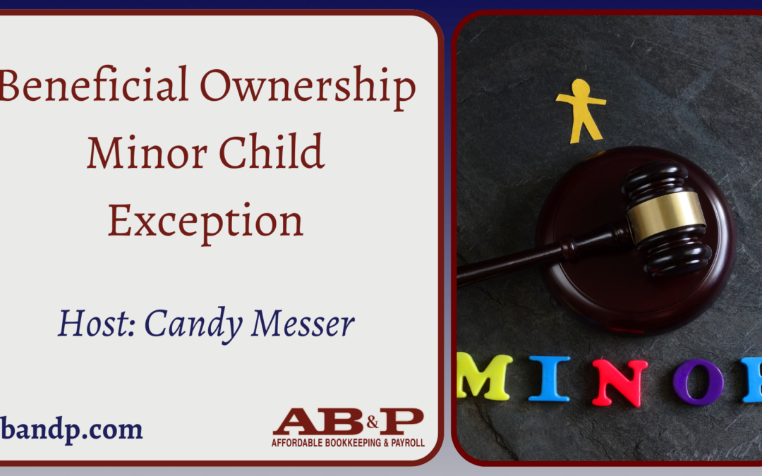 Beneficial Ownership Minor Child Exception