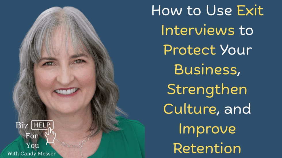 How to Use Exit Interviews with Candy Messer