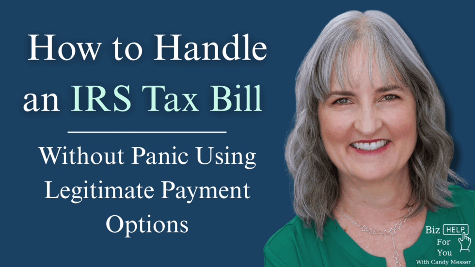 How to Handle an IRS Tax Bill Without Panic Using Legitimate Payment Options