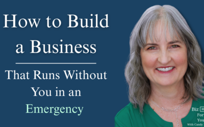 How to Build a Business That Runs Without You in an Emergency