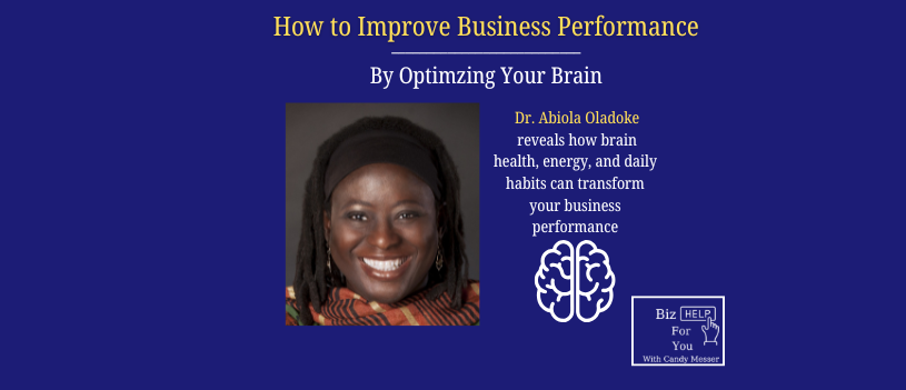 Brain health for entrepreneurs podcast episode discussing brain mapping, metabolic health, productivity, and business performance.