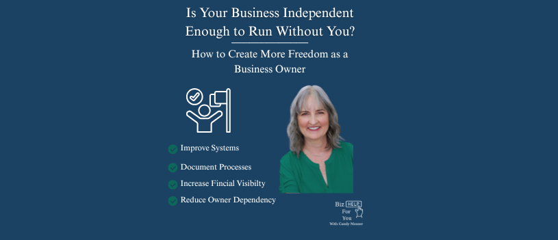 blog about how to build business systems, improve operational efficiency, and create a business that can run without the owner.
